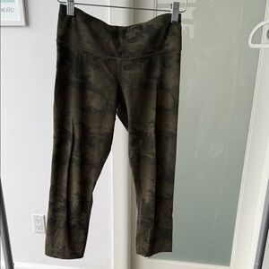 lululemon athletica Olive Green Camo Leggings